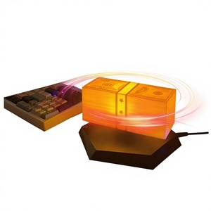 Modern Money Magnet Lamp 3D Dollar Bill LED 3CCT Color-Changing Floating Night <b>Light</b> Levitating Rotating Touch Control <b>Plug</b>-<b>In</b> - Product Image 2