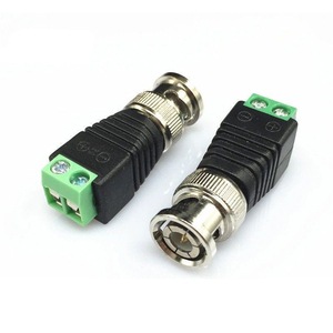 BNC Connector UTP Video Balun Connector BNC Plug DC Adapter for CCTV <b>Camera</b> - Product Image 3