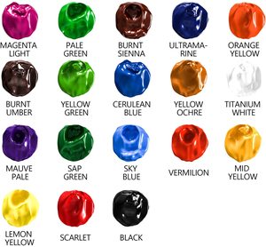 <span class=keywords><strong>Pintura</strong></span> acrílica para adultos y niños, no tóxica, resistente al agua, gran oferta, <span class=keywords><strong>amazon</strong></span>, 18 colores, 100ml - Product Image 5