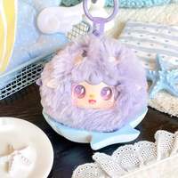 YY 100% Authentique 8 Pièces/Boîte Yooki Ocean V2 Blues Bubble Series Boîte Mystère Mini Poupées en Vinyle et Peluche Pendentifs Breloques Adorables pour Sac