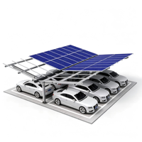 Kit de panneaux solaires pour carport, système de toit solaire pour carport, batterie au lithium solaire, système de stockage d'énergie domestique, structure de carport solaire