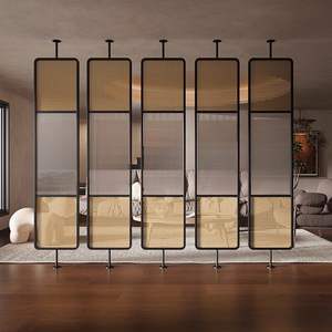 Cloison de séparation, Mur de <span class=keywords><strong>fond</strong></span> en rotin et bois tressé, Chambre à coucher, Chambre de style chinois moderne, Style <span class=keywords><strong>japonais</strong></span> - Product Image 1