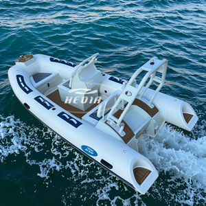 Bateau semi-rigide de luxe 420 4,2 m 14 pieds avec cabine, bateau semi-rigide en aluminium, bateau d'appoint, bateau de pêche, bateau pneumatique, annexe SP4 - Product Image 6