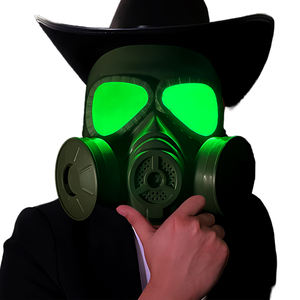 Topeng Mata LED Pesta Halloween Baru, Kostum Topeng <span class=keywords><strong>Gas</strong></span> Bioweapon untuk Role Play, Dekorasi Kostum, Topeng Steampunk Menyala - Product Image 4