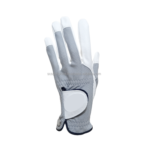 Guantes de Golf de Piel Genuina de Alta Calidad para Mano Izquierda con Malla Transpirable, Compatibles con Pantalla Táctil y Diseño de Dedos Completos - Product Image 5