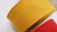 Sangle de sac en textile 100% coton recyclé personnalisée Style à chevrons haute ténacité pour chaussures et textiles de maison quantité minimale de commande 50 mètres