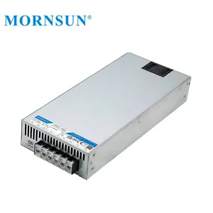 Mornsun SMPS AC DC LM600 220VAC Fuente de alimentación conmutada 12V 15V 24V 27V 36V 48V 600W Fuente de alimentación única cerrada