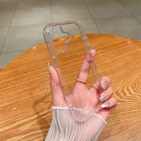Coque de Téléphone en Acrylique Transparent pour iPhone 17 Pro Max, Étui Rigide Translucide pour iPhone 11 12 13 14 15 16 et Samsung
