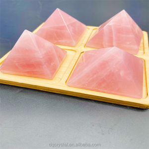Pirámide de Cuarzo <span class=keywords><strong>Rosa</strong></span> Natural Pulido al por Mayor, Cristal de Cuarzo <span class=keywords><strong>Rosa</strong></span> para Decoración del Hogar - Product Image 1