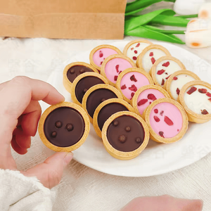 Biscuits fourrés multi-saveurs, délicieux et faciles à préparer, collations pour enfants, friandises sucrées et savoureuses, spécialités asiatiques pour le plaisir quotidien - Product Image 2