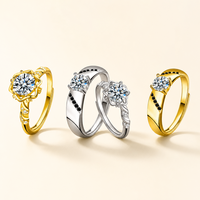 Bague en Moissanite Ovale 1 carat Couleur D VVS, en Argent Sterling S925 Plaqué Rhodium, Coupe 3EX, Bijou de Mariage ou de Fiançailles pour Elle, Certifiée GRA