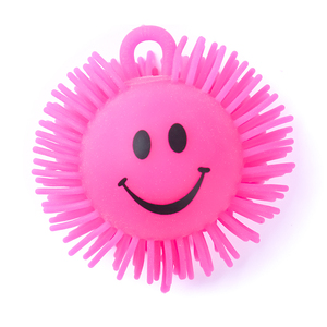 Vente d'usine 6 couleurs visage souriant clignotant Yoyo enfant jouet balles bouffantes - Product Image 3