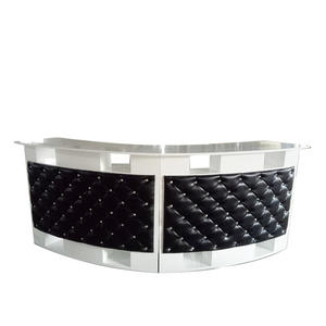 <span class=keywords><strong>Table</strong></span> de <span class=keywords><strong>manucure</strong></span> de luxe noir et blanc pour salon de beauté avec grand rangement - Product Image 2