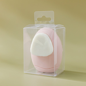 Brosse exfoliante pour le visage en silicone manuelle non électrique double face écologique 2 en 1 - Product Image 3