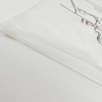 Sacs en plastique polyéthylène recyclés avec fermeture éclair, personnalisables avec logo, pour l'expédition et l'emballage de vêtements