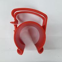 Abrazadera para Escenario Truss de 50mm, Plegable, Portátil, Diseño Modular, de Plástico, para Cables, Instalación Rápida, Negra, Capacidad de Carga 2KG