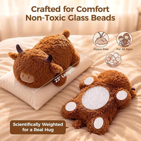 Peluche personnalisée de vache des Highlands, robuste, douce et confortable, comme cadeau pour enfants