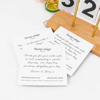 Tarjeta de agradecimiento en relieve con lámina de oro creativa personalizada, tarjeta de felicitación de Navidad de lujo personalizada Digital de negocios