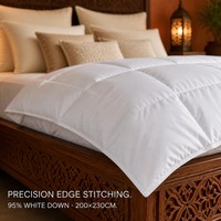 Couette d'insertion 95% duvet d'oie écologique pour la maison, toutes saisons, chaleur polyvalente, respirante, en coton ultra doux, vente en gros directe usine
