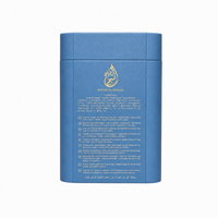 Parfum unisexe Blue Ice Textured Glass, senteur fraîche de citron et menthe, longue tenue, Eau de Parfum 100ml