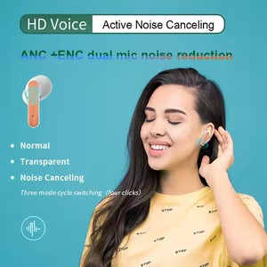 Écouteurs sans fil à réduction de bruit ANC+ENC, écouteurs en bois massif, double micro, <span class=keywords><strong>casque</strong></span> <span class=keywords><strong>audio</strong></span> Bluetooth <span class=keywords><strong>pour</strong></span> <span class=keywords><strong>iPhone</strong></span> et Android - Product Image 5