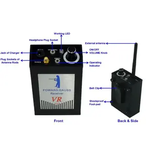 <span class=keywords><strong>VR3000</strong></span> uzun menzilli profesyonel altın gümüş bakır kurşun kalay elmas taşınabilir el dedektörü - Product Image 2
