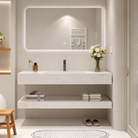 Nouvelle table de toilette murale intelligente moderne haut de gamme à prix réduit 2025 pour salle de bain, hôtel, appartement, villa, garantie 5 ans