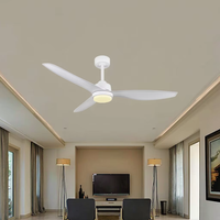 Lampes LED à usage domestique Ventilateur de plafond à refroidissement par air avec lumière Ventilateurs de plafond domestiques certifiés CE