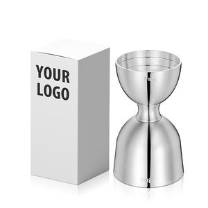 Op Maat Gemaakte Dubbelzijdige 1Oz 1.5Oz 2Oz Spiegel Afgewerkte Wodka Whisky <span class=keywords><strong>Cocktail</strong></span> Roestvrijstalen Maatbeker - Product Image 6