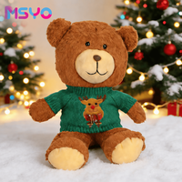 MSYO-T-shirt pull en peluche unisexe, 30cm, avec logo personnalisé, pour cadeau de Noël, à l'échelle 1:6