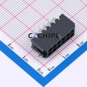 WB5557W-120R-0W Wire-to-Board Pin Header SMD,P=3mm,Horizontal Mount Connector 2x6P 3mm Horizontal Mount Micro-Fit (MX 3.0) - Product Image 1