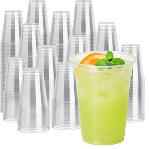Gobelets jetables en PET de 16 oz, lot de 1000, pour fêtes, mariages, anniversaires, Noël - Product Image 1