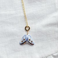 Collier ras du cou en cuivre 18 carats de qualité supérieure, inaltérable, avec pendentifs rétro Lune, Perle, Colombe, Fleur, Étoile, Clé, Nœud – Cadeau pour Femme