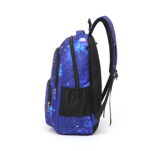 Cross-border Primary School Student Schoolbag for Boys Girls Grade 4-6 Junior High Breathable Microfiber Polyester Sac a dos - Product Image 3
