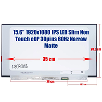 Layar Baru 15.6 inci B156HAN02.1 untuk Lenovo ThinkPad L15 Gen 4 Samsung ChromeBook LP156WF9(SP)(L1) Panel Layar Non-Touch