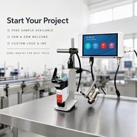Codeur thermique à jet d'encre en ligne TIJ 12,7 mm 300 DPI pour l'impression de codes de date en lot sur sachets en plastique et emballages souples