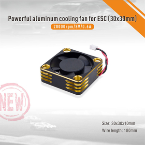 Ventilador de refrigeración de 24 mm con orificio de montaje SP-360003-01 para FPV y coches teledirigidos de juguete eléctricos - Product Image 3