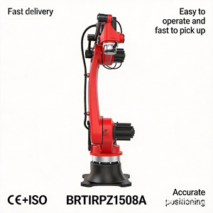 Bras robotisé industriel programmable BORUNTE BRTIRPZ1508A à 4 axes et 8 kg avec moteur et boîte de vitesses pour l'entretien des machines de moulage par injection - Product Image 1