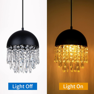 Nordic Style Chandelier Glass Shade Lights <b>E26</b> Contemporary Luxury Chandelier Pendant Lamp for Kitchen Bedroom Bedside Bar - Product Image 4