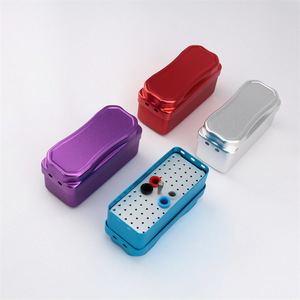 Dental Bur Box LK-1454 Rectangular Sterilization <b>Case</b> Multiple Colors For Dental Instruments - Product Image 2