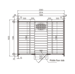 Sauna à vapeur en bois massif de cèdre rouge, design moderne, durable, écologique, alimenté à l'énergie solaire, facile à assembler, bienfaits pour le système immunitaire et les muscles - Product Image 6