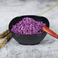 100% Natuurlijke Hete Aanbieding Gefreeze-droogde Paarse Zoete Aardappelblokjes Knapperig Fruit voor Cereal Snack