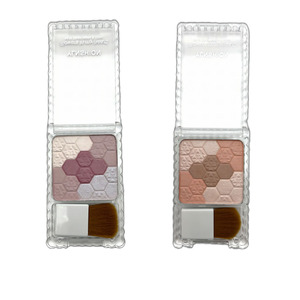 บลัชออนเนื้อใสแวววาว5<span class=keywords><strong>สี</strong></span>แต่งหน้าเป็นธรรมชาติแบบพกพาสีสูงไฮไลท์บลัชออน - Product Image 1