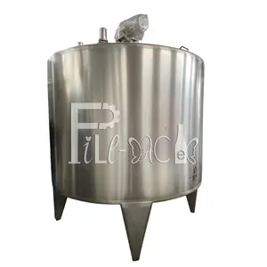 5000 liter Stainless Steel Single layer Blending And Mixing Tank For Milk Juice production line