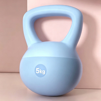 Kettlebell en caoutchouc souple pour femmes et hommes, portable, durable, écologique, pour la maison, la salle de sport, l'entraînement de résistance, le remodelage des fessiers, l'entraînement des jambes