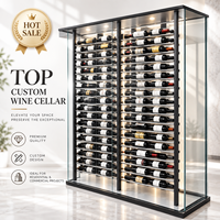 Cave à vin commerciale modulaire Minghou, système de rangement et de présentation pour hôtels, restaurants et projets de vente au détail, fabricant