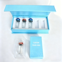 Boîtes d'emballage personnalisées de luxe pour peptides, stockage scellé et sécurisé pour flacons de peptides liquides de 3 ml et 5 ml