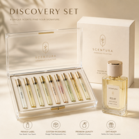 Set de Regalo de Mini Perfumes de Lujo Personalizados Premium para Mujeres y Hombres, para Marcas de Perfumes con Logotipo Personalizado