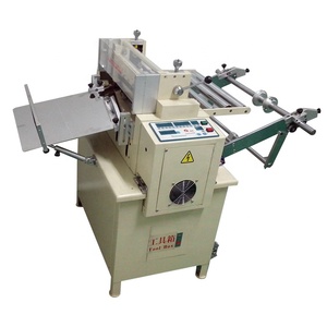 Automatische Heavy Tape Cutter Warm Koud Textiel Riem Gevlochten Stof Elastische Lint Snijmachine Met Hefmateriaal Rack - Product Image 4