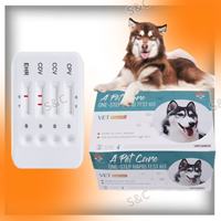 Quick Canine Virus Veterinary Rapid test Strip Kit Ehrlichia/Babesia Gibsoni/Anaplasma/Heartworm Combo Test EHR/BAB/ANA/CHW